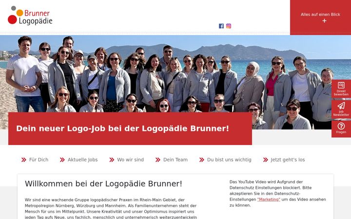 Screenshot of meinlogojob.de