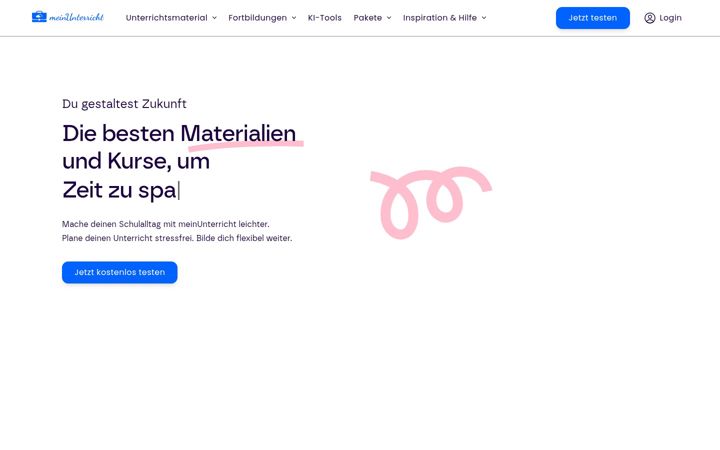 Screenshot of meinunterricht.de
