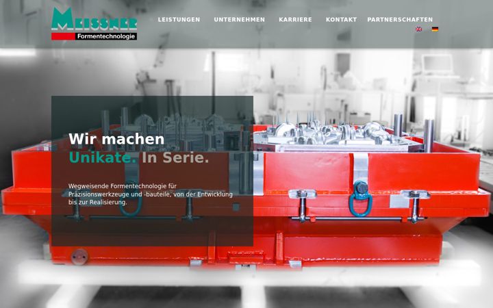 Ekrano kopija meissner-formentechnologie.com
