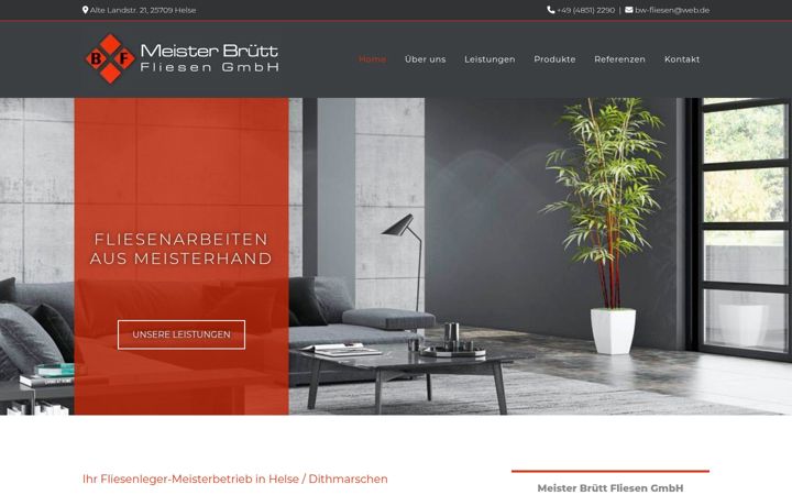 Posnetek zaslona meister-bruett-fliesen.de