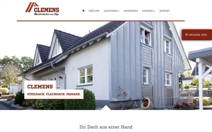 Screenshot of meisterdaecher.com