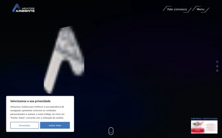 Screenshot of meivcoreambiente.com