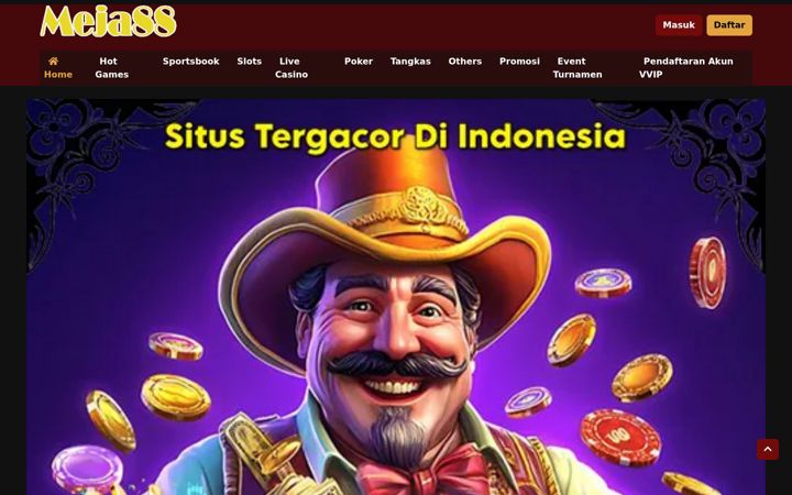 Screenshot of meja88slot.com