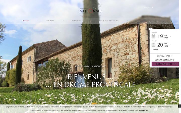 Screenshot of mejeonnes.com