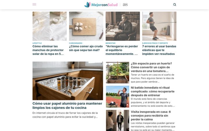 Snímek obrazovky mejorconsalud.com