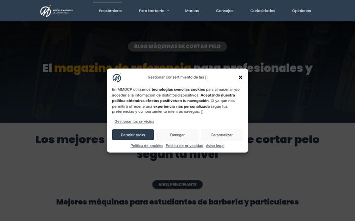 Screenshot of mejoresmaquinasdecortarpelo.com