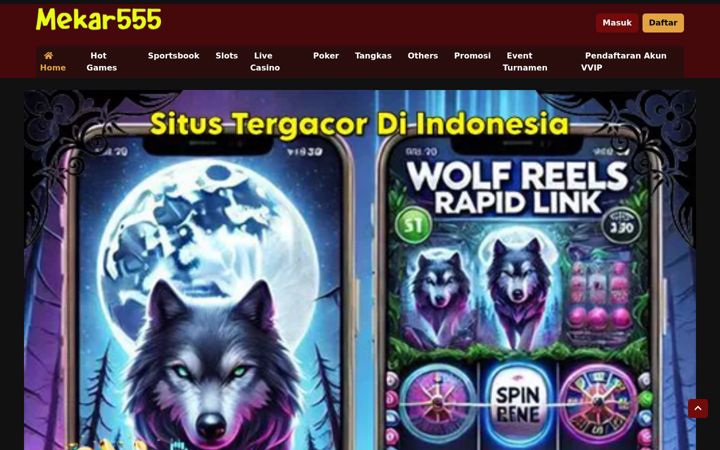 Screenshot of mekar555.com