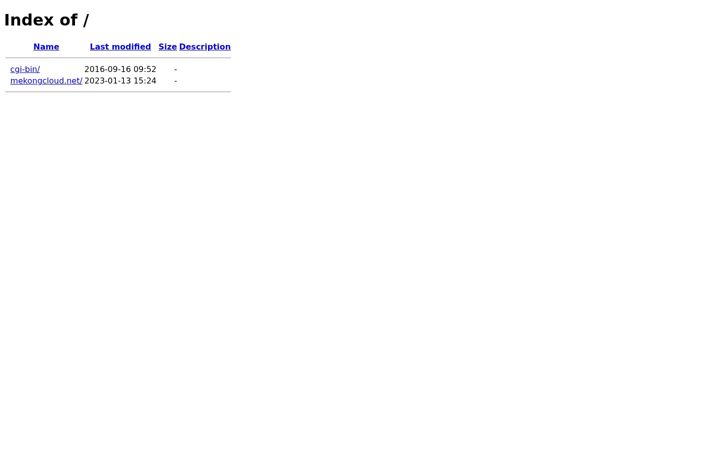 Screenshot of mekongcloud.net