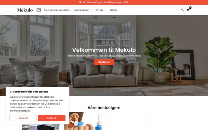 Screenshot of mekulo.com
