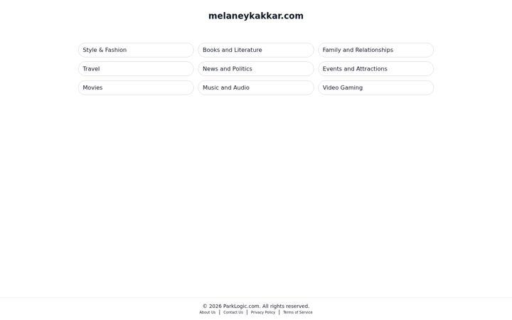 Screenshot of melaneykakkar.com