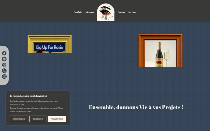 Screenshot of melanie-l.com