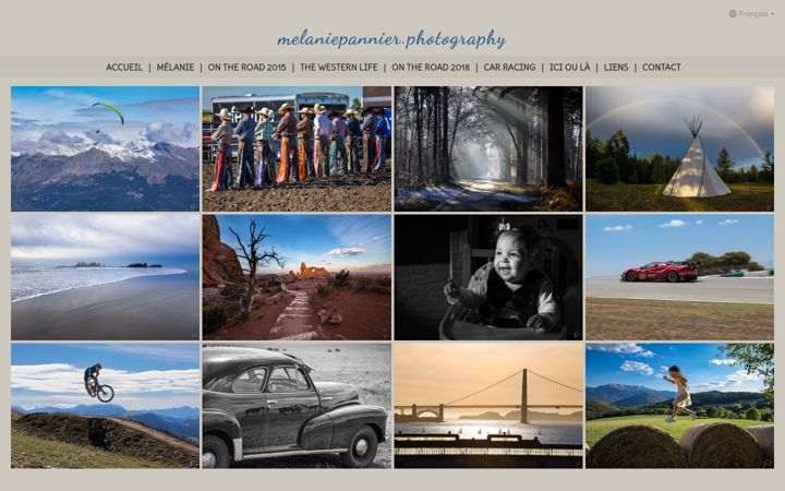 Screenshot of melaniepannier.com