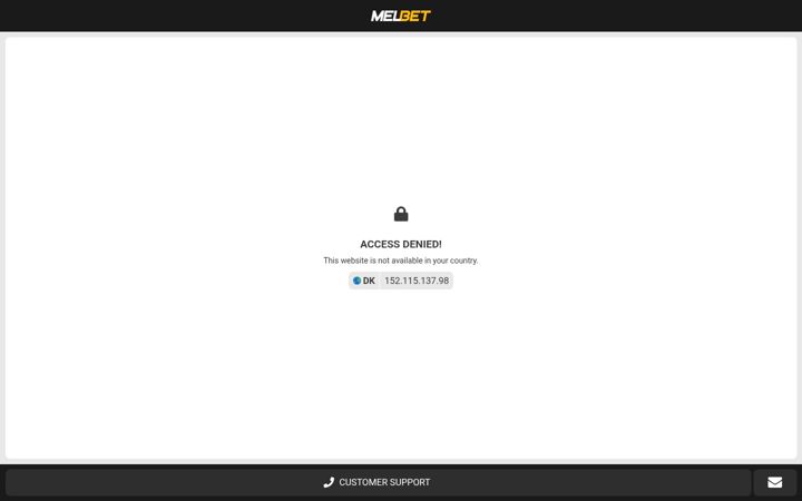 Ekraanipilt saidist melbet-et.com