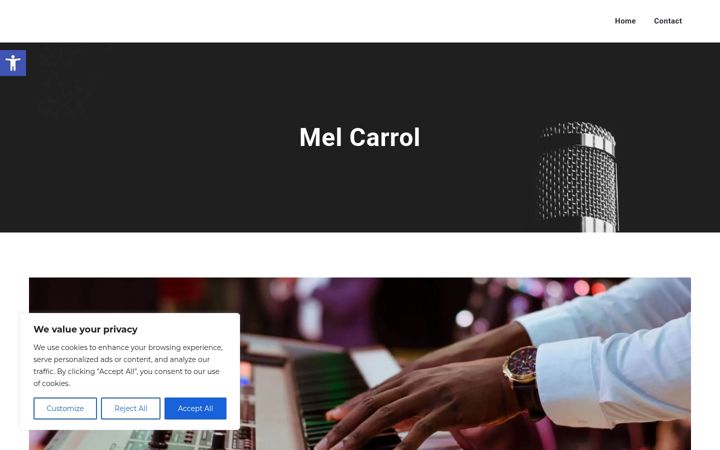 Screenshot of melcarrol.com