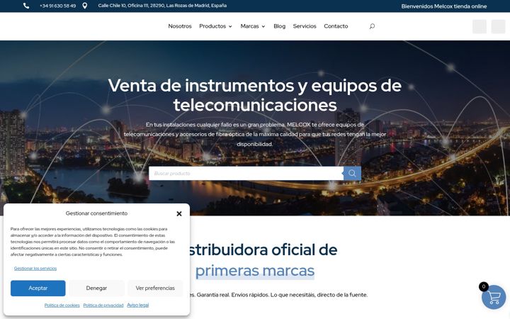 Screenshot of melcox.com