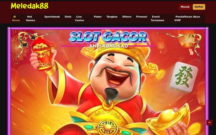 Screenshot of meledak88slot.com