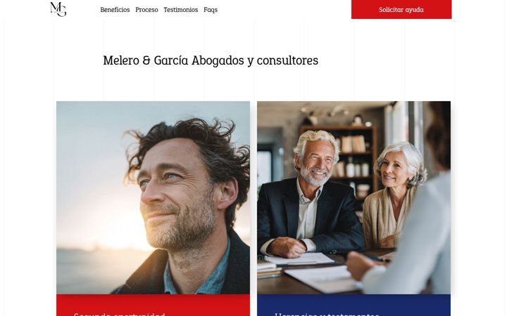 Screenshot of melerogarciaabogados.com