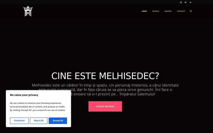 Screenshot of melhisedec.com