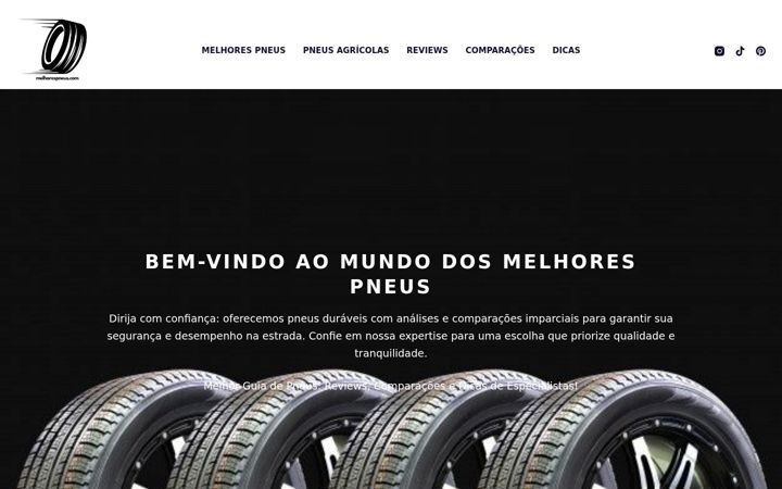 Screenshot of melhorespneus.com