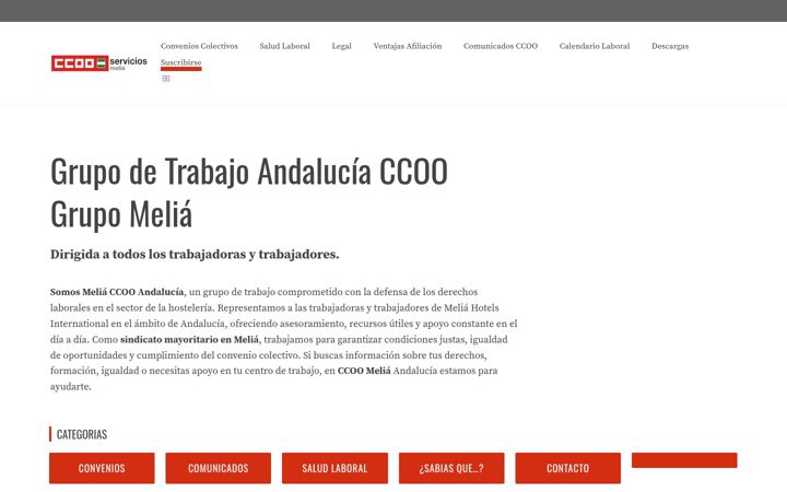 Screenshot of meliaccoo.com