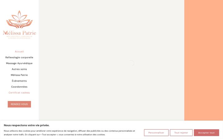 Screenshot of meliereflexologie.com