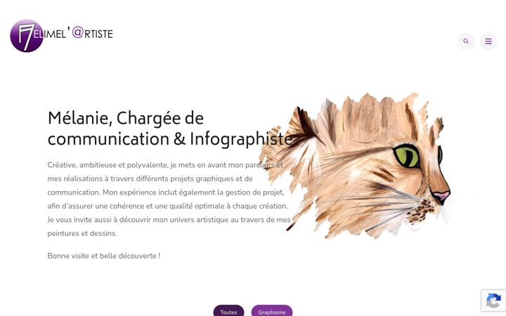Screenshot of melimelartiste.com
