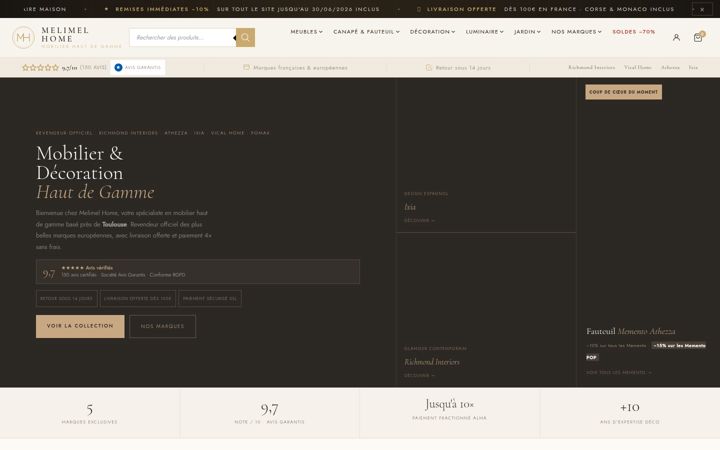 Screenshot of melimelhome.com