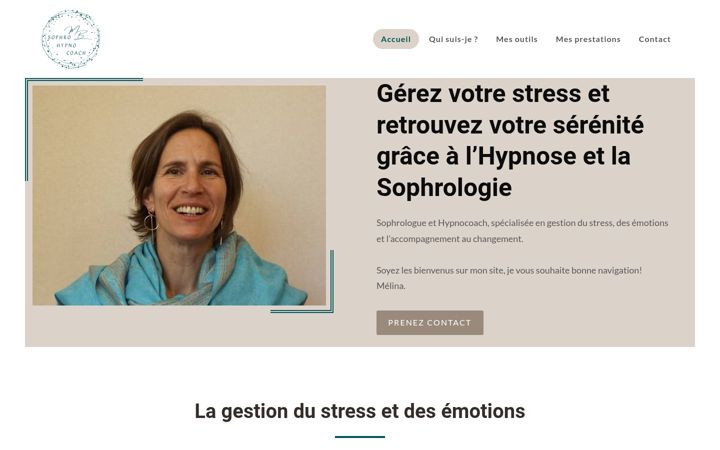 Screenshot of melinabeisbardt.com