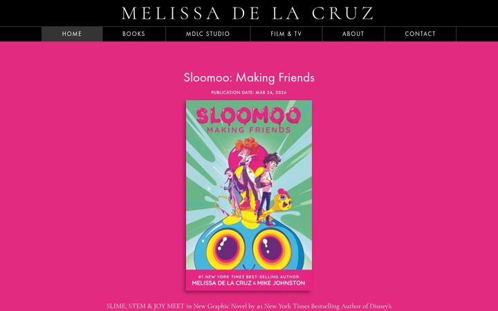 Screenshot of melissa-delacruz.com