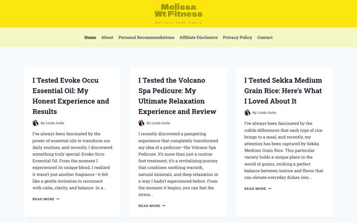 Screenshot of melissawtfitness.com
