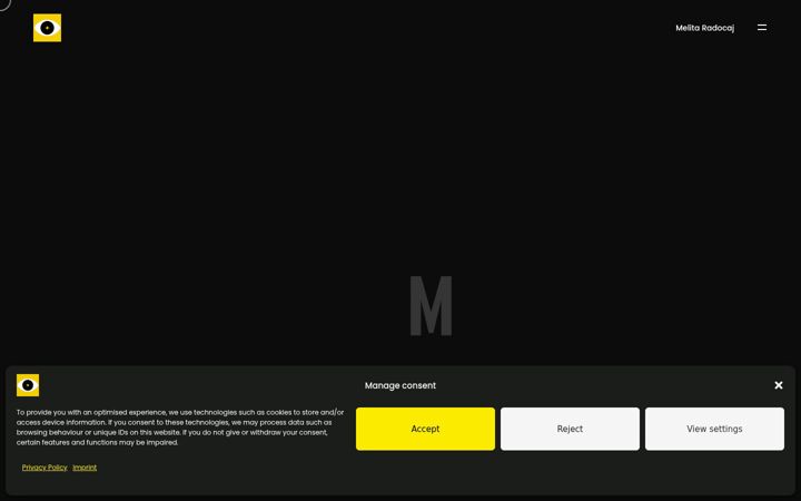 Screenshot of melitaradocaj.com
