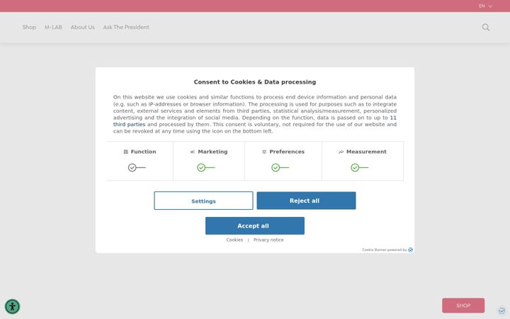 Screenshot of melitta.ca