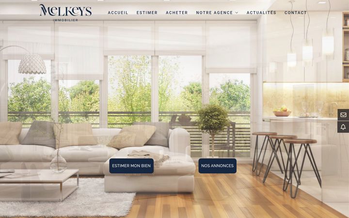 Screenshot of melkeys.com