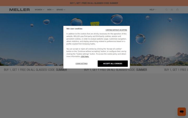 Screenshot of mellerbrand.com