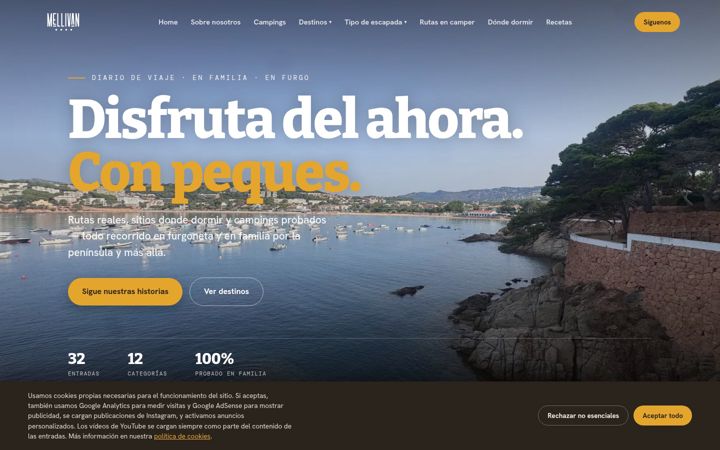 Screenshot of mellivan.com