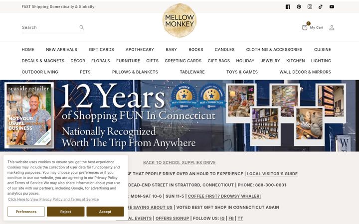 Screenshot of mellowmonkey.com