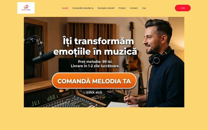 Screenshot of melodiataaici.com