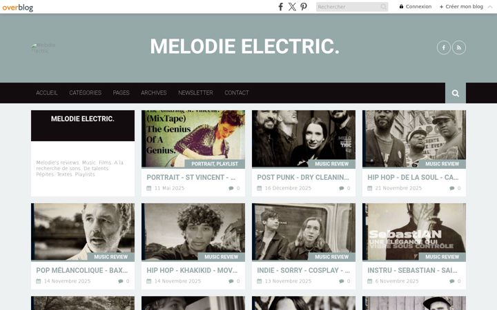Screenshot of melodieelectric.com