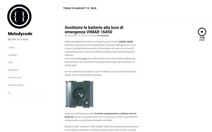 Screenshot of melodycode.com