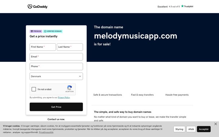 Screenshot of melodymusicapp.com