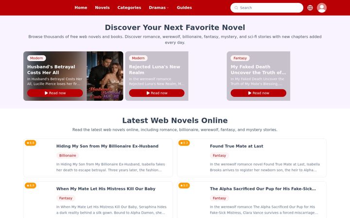 Screenshot of melolo.com