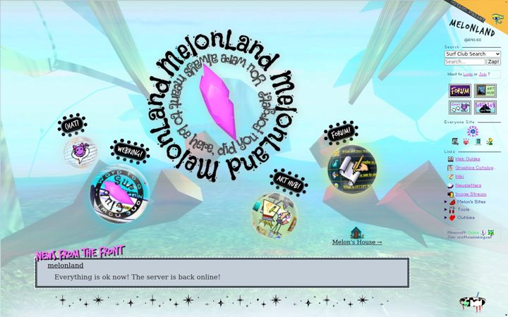 Screenshot of melonland.net