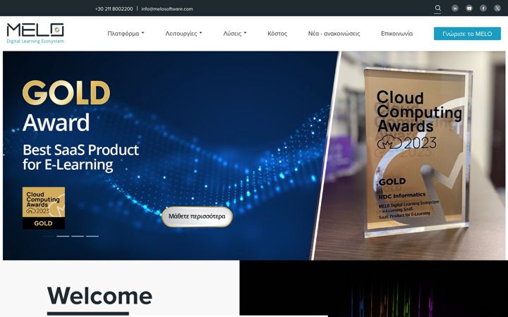 Screenshot of melosoftware.com