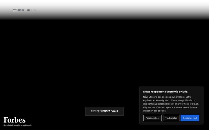 Screenshot of melrosebarbers.com