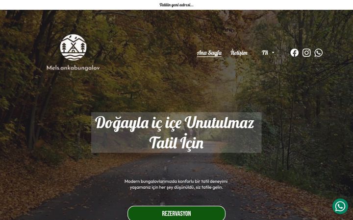Screenshot of melsankabungalov.com