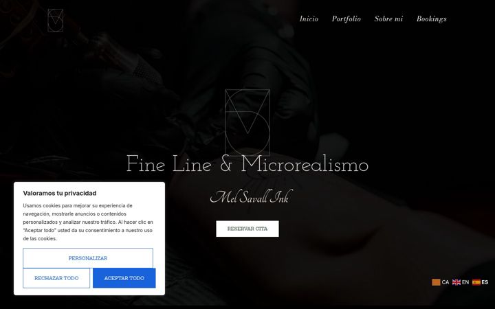Screenshot of melsavall.com
