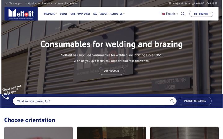 Screenshot of meltolit.com