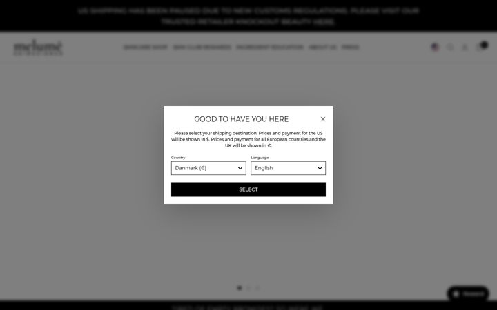 melume-skinscience.us.com