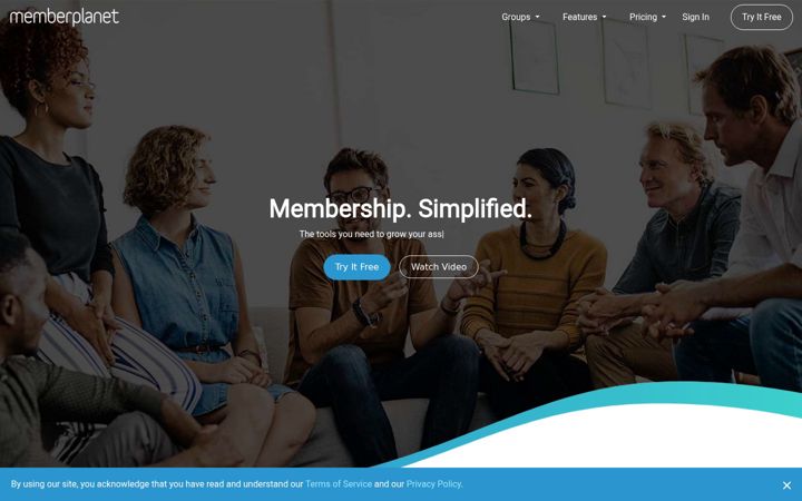 Screenshot von memberplanet.com
