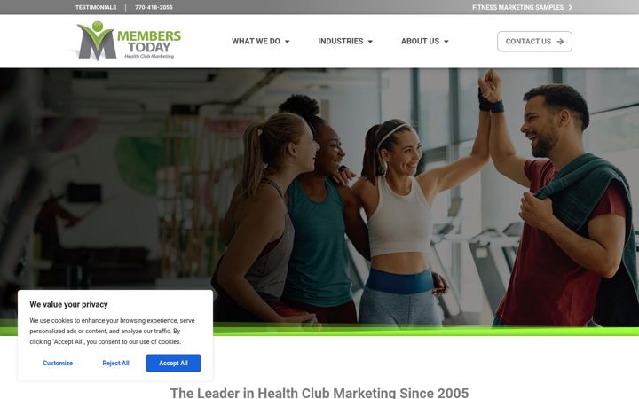 Screenshot of memberstoday.com